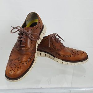 Mens Cole Haan ZeroGrand Wingtip Oxford Shoes Sz 7